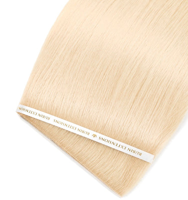 Honey Blonde Genius Weft tape-in extensions, Premium Line, high-quality Remy human hair – Rubin Extensions®