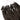Close-up of individual Black-Brown microring strands, glossy Remy human hair – Rubin Extensions®