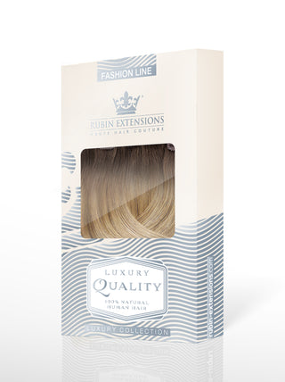 CLIP-IN EXTENSIONS LUXURY  Schoko-Dunkelbraun & Hellbraun-Karamell