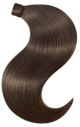 PONYTAIL LUXURY EXTENSIONS  Schoko-Dunkelbraun.