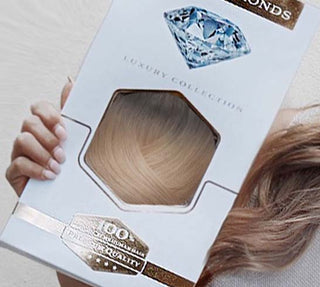 Clip-in Extensions Diamond Line Light Honigblond.