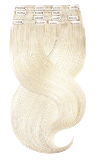 CLIP-IN EXTENSIONS Hellblond.