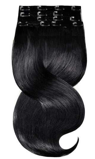 CLIP-IN EXTENSIONS LUXURY Schwarz.