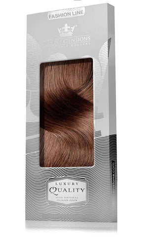 CLIP-IN EXTENSIONS LUXURY   Mahagoni-Braun.