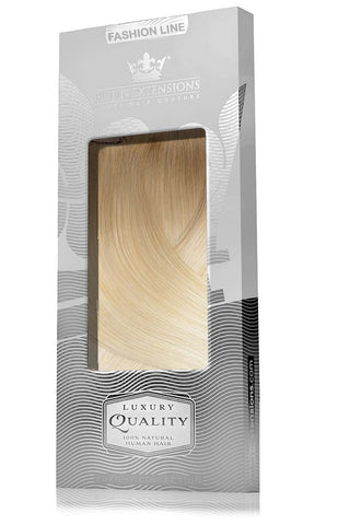 CLIP-IN EXTENSIONS LUXURY SOMBRÉ BALAYAGE Natur-Goldbraun & Hellblond.