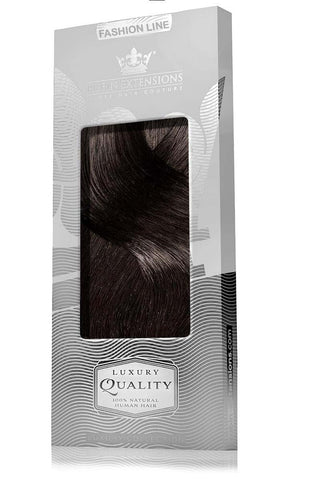 CLIP-IN EXTENSIONS LUXURY Schwarz Braun.