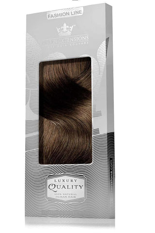 CLIP-IN EXTENSIONS LUXURY  Schoko-Dunkelbraun.