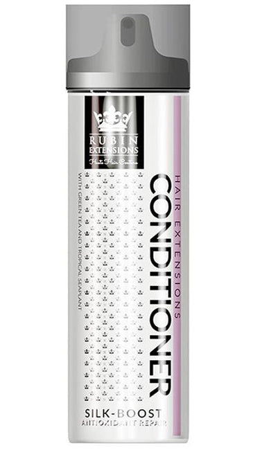 Conditioner Silk-Boost Antioxidant Repair bottle for extensions care, Long Life Collection – Rubin Extensions®