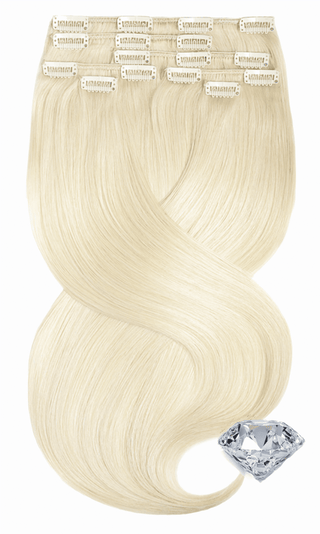 Clip-in Extensions Diamond Line Goldblond.