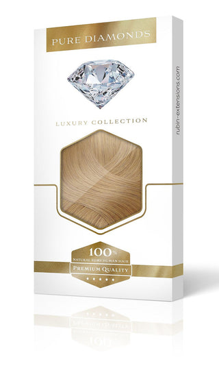 Clip-in Extensions Diamond Line Hellbraun-Karamell.