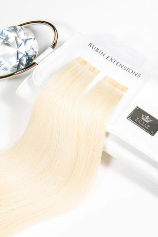 Keratin Bondings Haarsträhnen Platinblond  Pro-Deluxe Line.