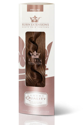 TAPE-IN EXTENSIONS ECHTHAAR KASTANIEN-DUNKELBRAUN PRO-LINE.