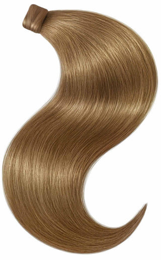 PONYTAIL LUXURY EXTENSIONS  Hellbraun-Karamell.