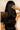 Model with long, glossy Chocolate Dark Brown hair from Fashion Line clip-in extensions – Rubin Extensions®