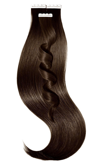 PRO DELUXE LINE Chocolate Roast Brown Tape-in Hair Extensions