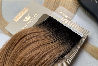 Size and length chart for Golden Blonde tape-in extensions, 41–51 cm – Rubin Extensions®